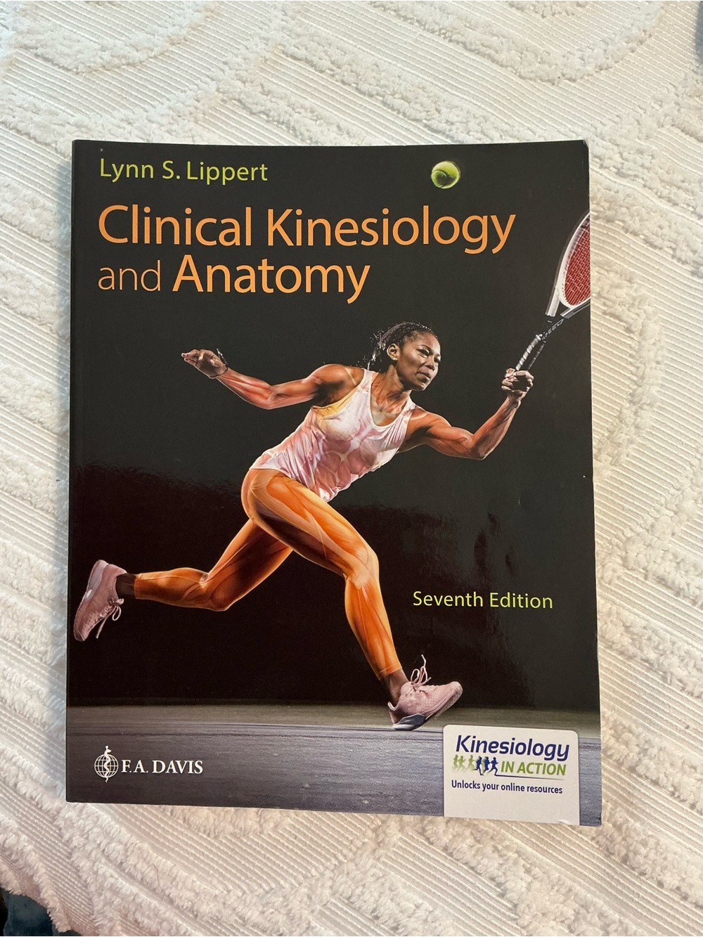 Clinical Kinesiology and Anatomy by Lynn S. Lippert - Black & Orange Cover